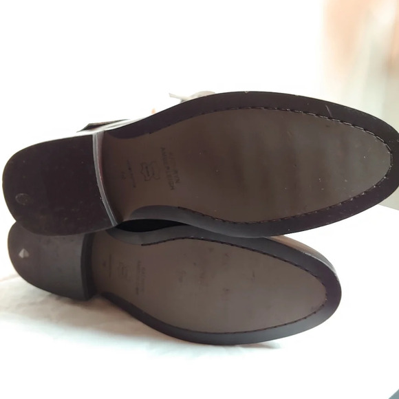 Kathryn Amberleigh Knee High Brown Leather Riding Boots Size Women's 7 - Picture 8 of 9